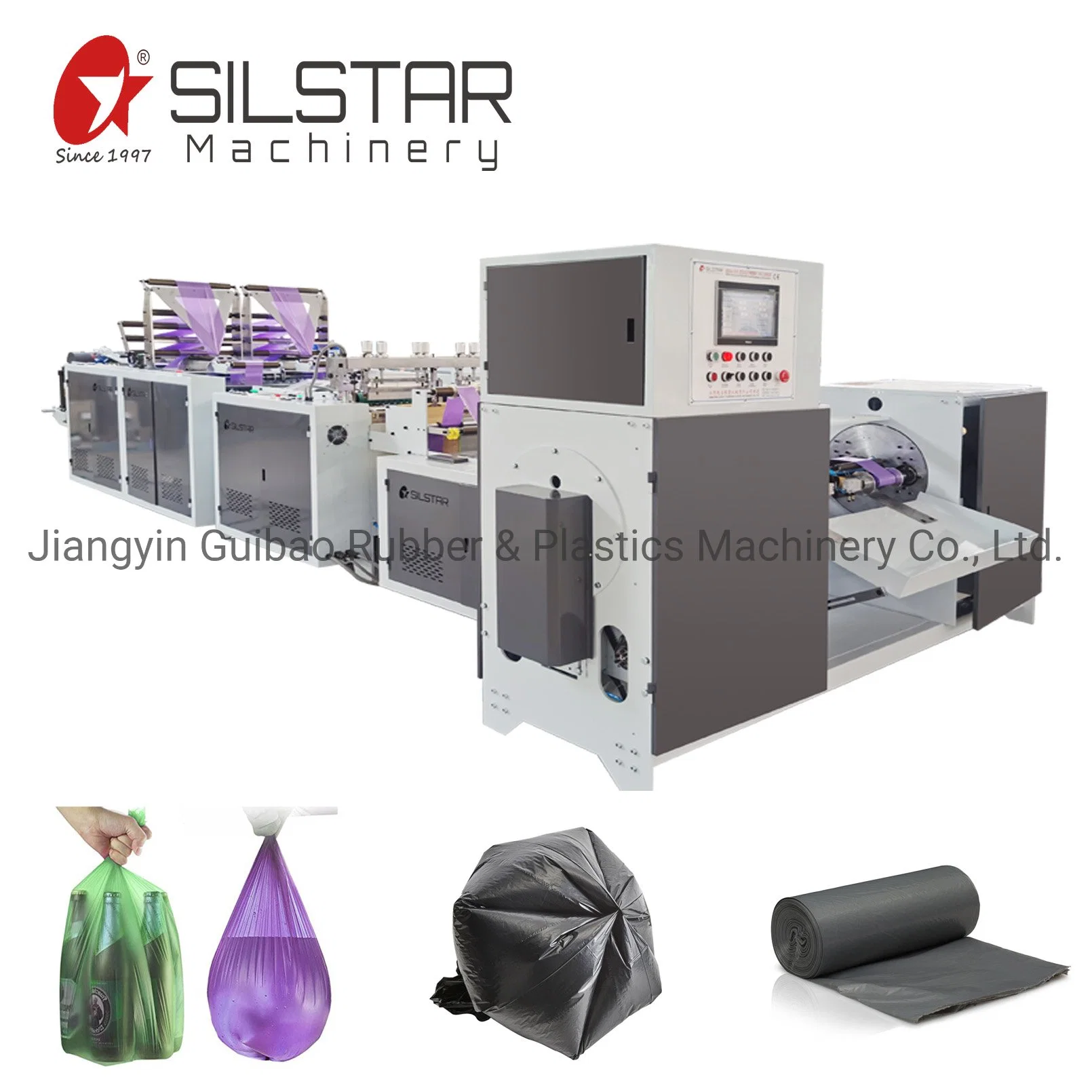 Star Seal Garbage Bag T-Shirt Trash Bag Rubbish Bag Making Machine