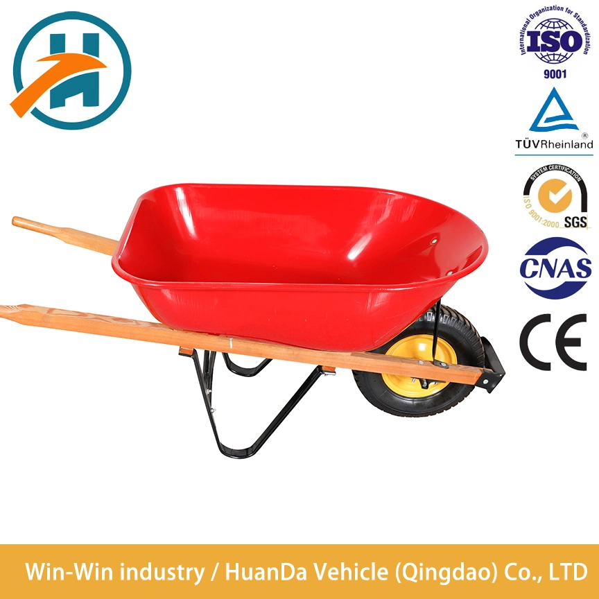 Heavy Duty Construction Garden Use Wheelbarrow 1 Single One Wheel Small Handcart Trolley 100kg 150kg Metal Tray Wheelbarrows