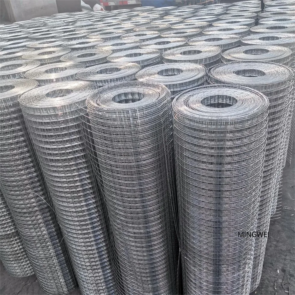 Mingwei Stainless Steel PVC Coated / Galvanized Welded Wire Mesh for Rabbit Cage and Dog Cage