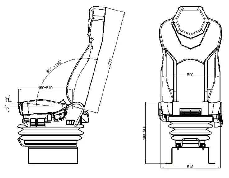 Аксессуары для автомобилей OEM Sport Seat для водителей грузовиков и автобусов