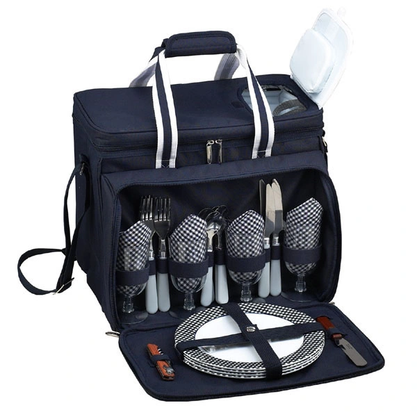 Cooler Picnic Bag Outdoors Insulated Picnic Basket Set