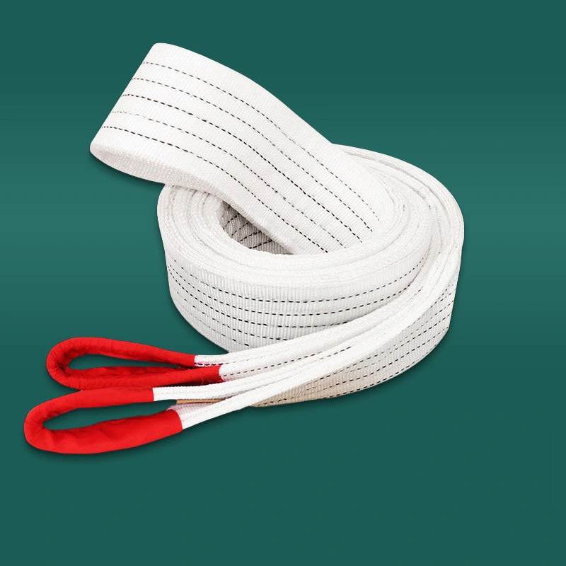 Lifting Slings Crane Flat Polyester Webbing Lift Belt