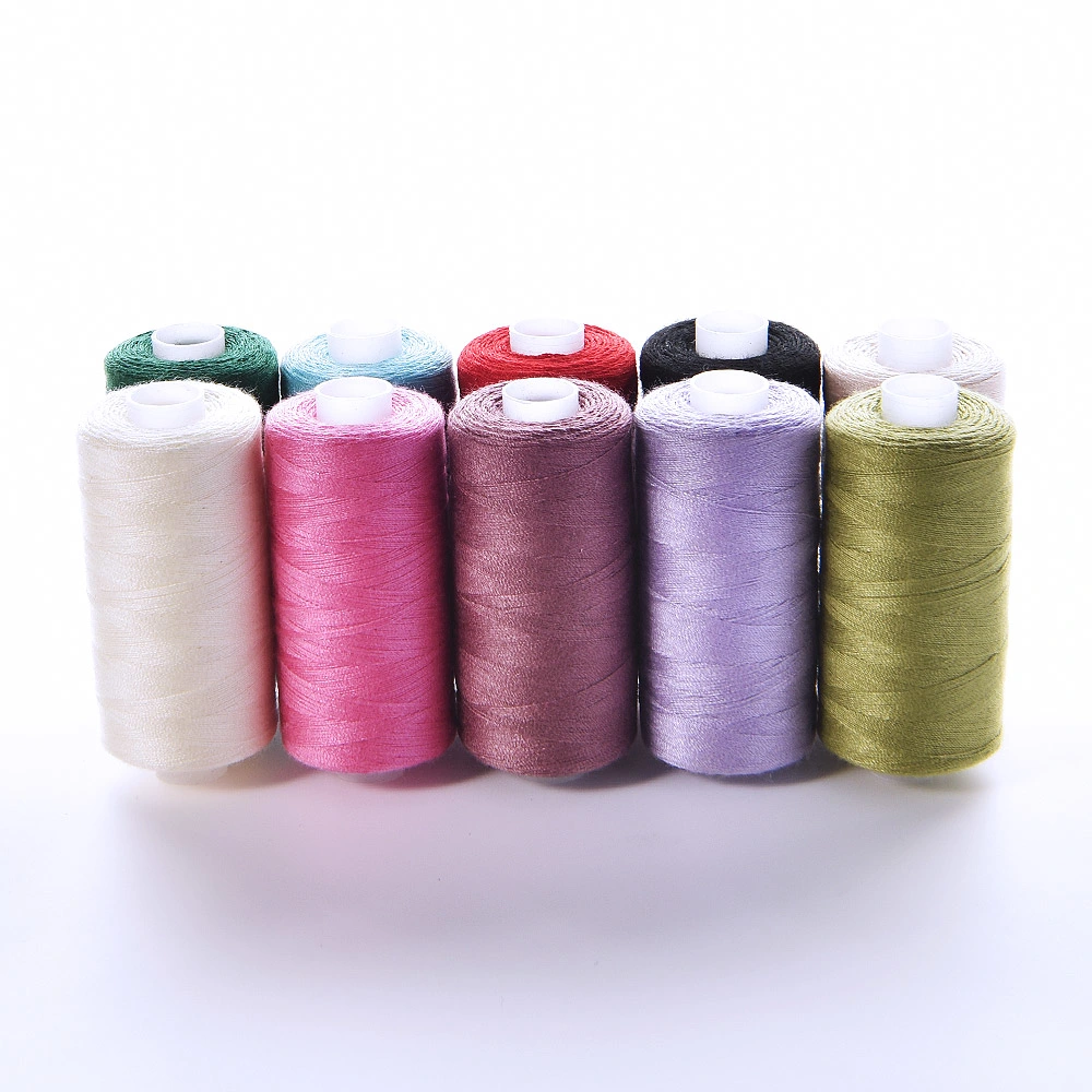 Wholesale/Supplier 40/2 15g Sewing Thread Multi Color Small Cone 100% Polyester Sewing Thread Set