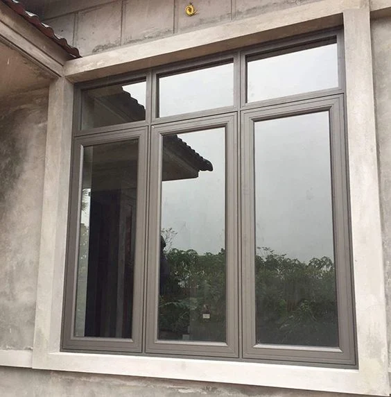 Modern Design Aluminum Profile Double Glazed Casement Window High quality/High cost performance  Casement Window with Premium Hardware