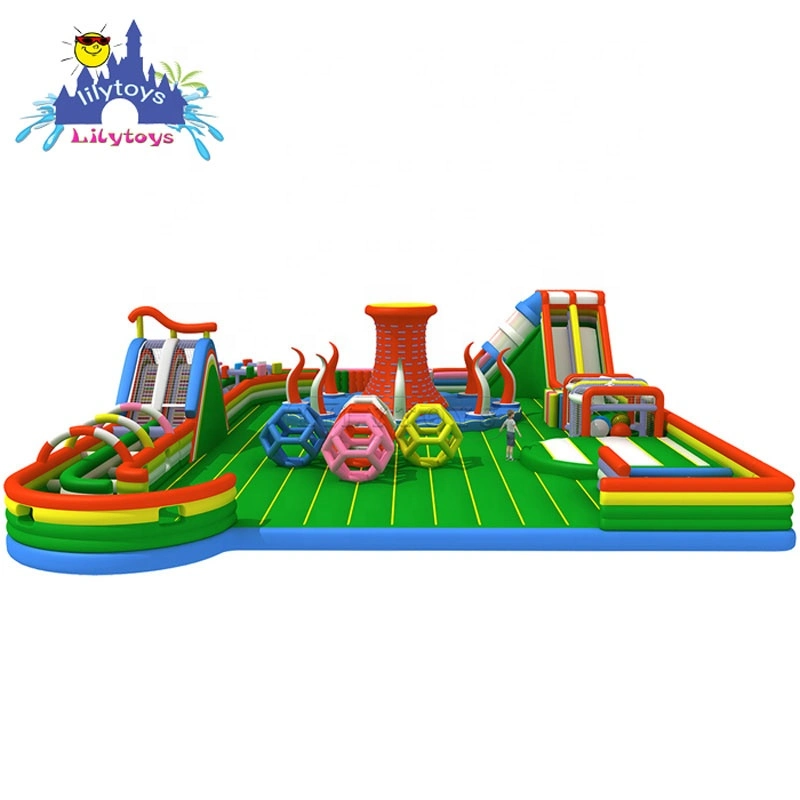 Aufblasbare Bouncer Jumping Castle für Kinder, Aufblasbare Big Bouncer Indoor Vergnügungspark Sport Spiel