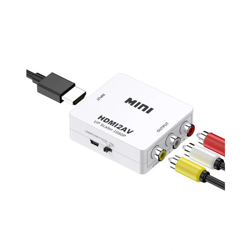 Поддержка 1080P HDMI к AV Mini Converter HD Video Converter Адаптер