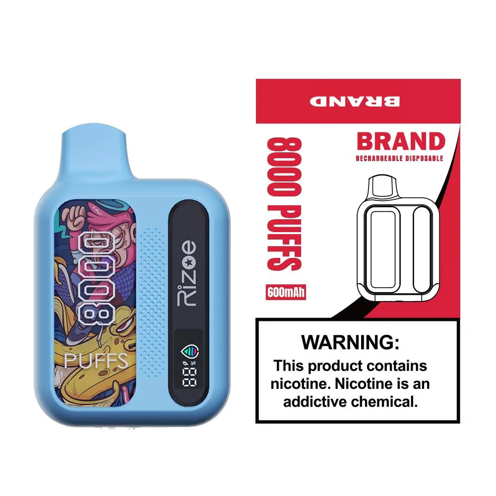 Bouffée Plus Vape stylo jetable Factory faible prix de gros de jus d'inhalations 8000 E JE CIGS Wape Cigarette électronique personnalisé stylo vaporisateur