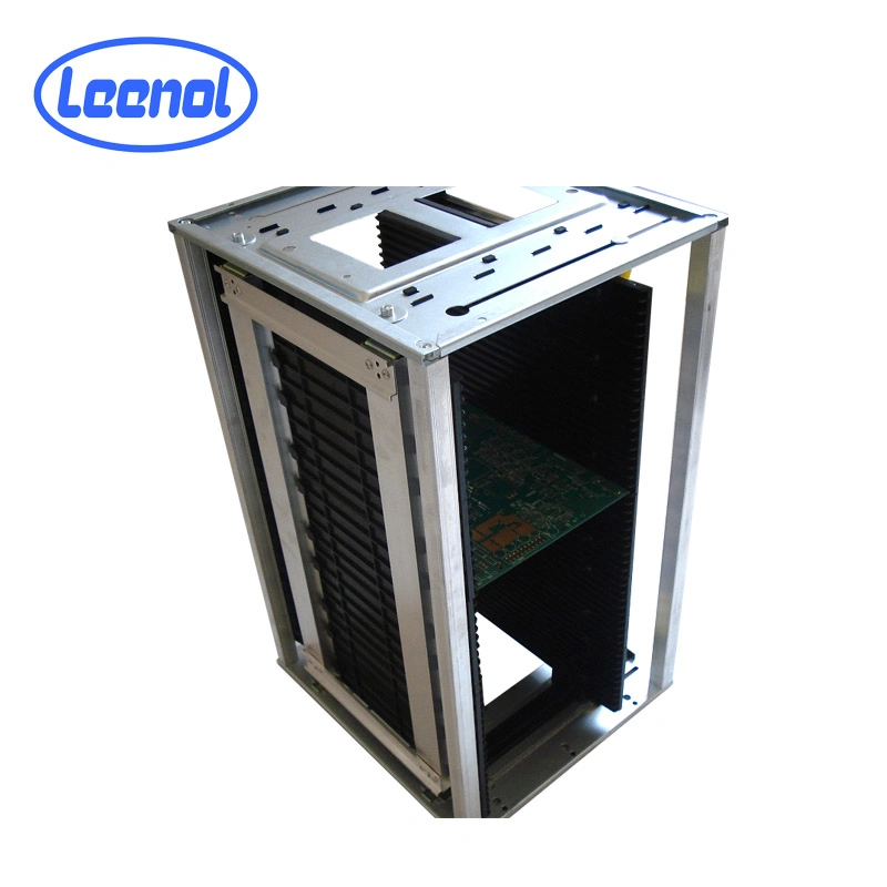 Shanghai Leenol Wholesale/Supplier Adjustable ESD PCB Magazine Rack for SMT Line