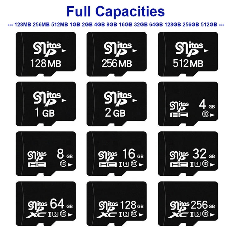 Customization Hot Selling Memory Card SD Card for MP4 Camera Mobile Phones