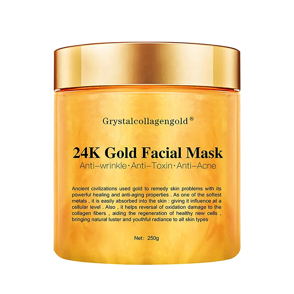 24K Gold Collagen Private Label Peel off Face Mask