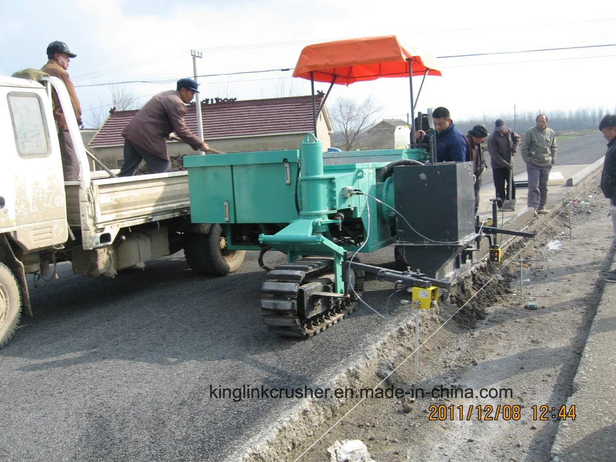 Mc523 Curb & Gutter Slipform Paving Machine, Crawler Traveling Type Cement Curb Making Machine