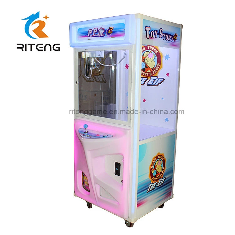 Coin Operated Plush Toy Claw Crane Machine for Leisure Center