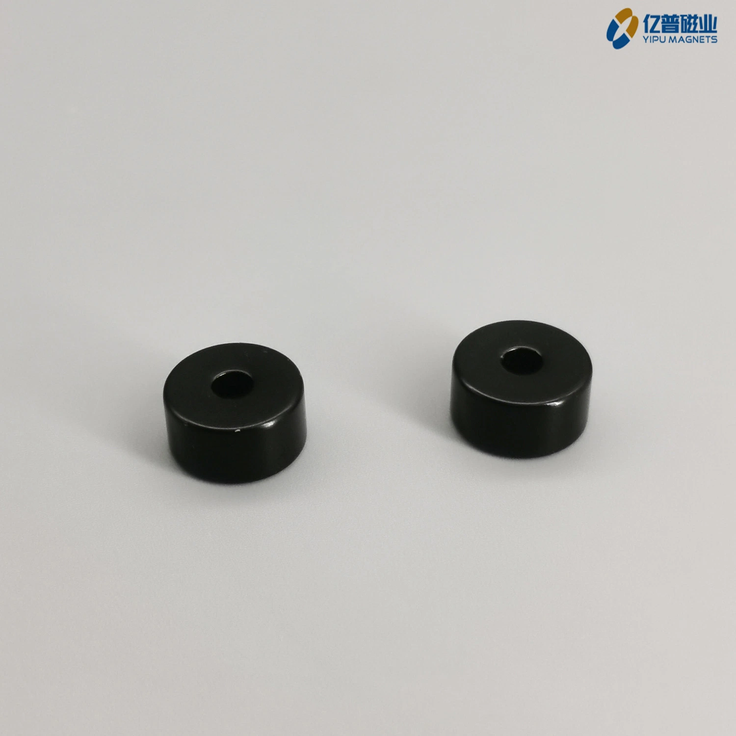 Customized Sintered Perforated NdFeB Products Black Epoxy