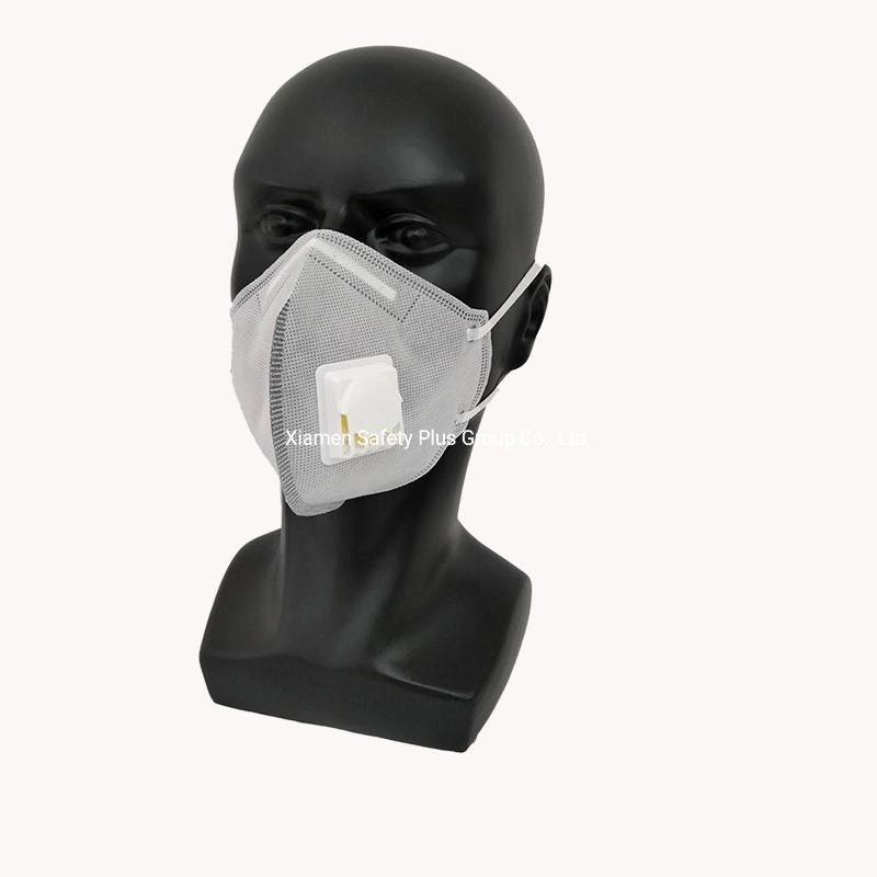 Adjustable Nose Clip Design KN95 Filter Rating Foldable Face Protective Respirator