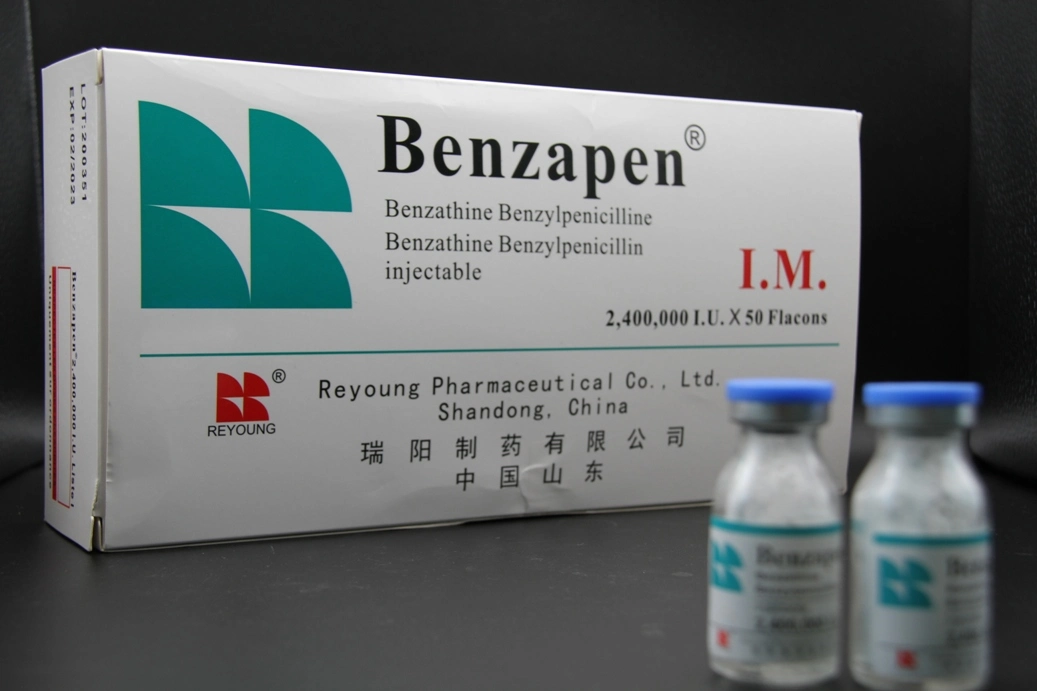 Haute qualité benzathine pénicilline sodium pour injection 2.4mega