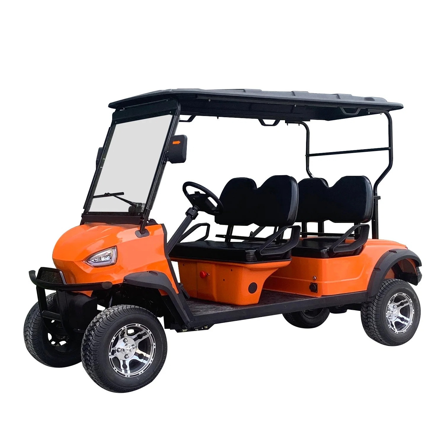 4 Rad Scheibenbremse 4 Sitzer Electric Golf Cart für Jagdverwendung