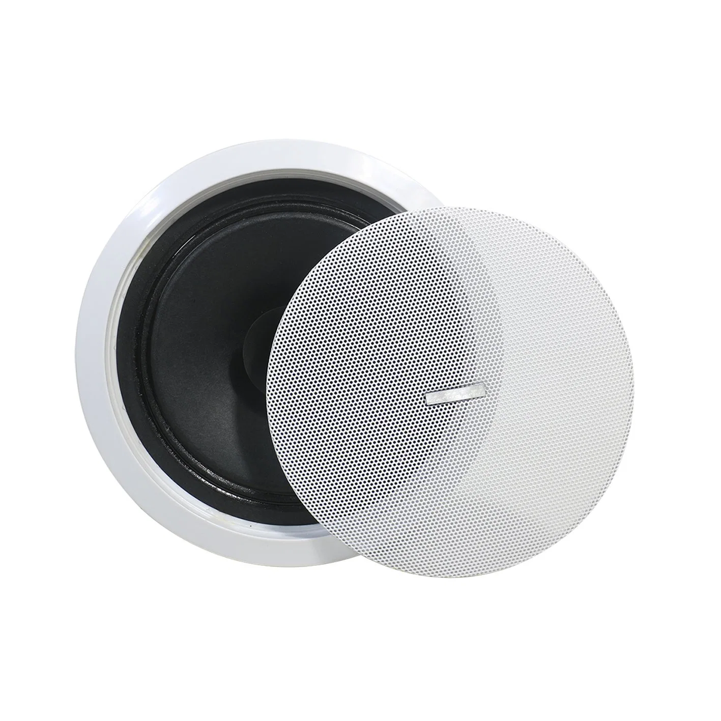 PA professionnel 6 pouces 8 Ohms AUDIO IN-ronde de haut-parleurs de plafond pour l'intérieur parfait hôtel accueil magasin de placement PA Haut-parleur de plafond