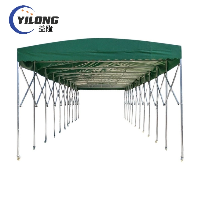 Waterproof Driveway Gate PVC Tarpaulin Roof Metal Frames Car Sun Shield Carport Canopy Cover 10 X 20