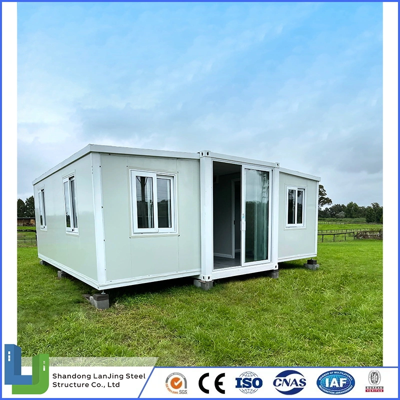 Erweiterbare Container House Luxus Kleine Prefab House Kit Prefab House 3 Schlafzimmer Flat Pack Container House