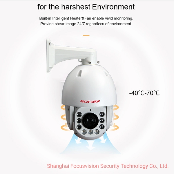 Outdoor Waterproof 4MP 20X Zoom HD Infrared IR Speed Dome System Compatibility Onvif Motion Detection, Camera Shaded