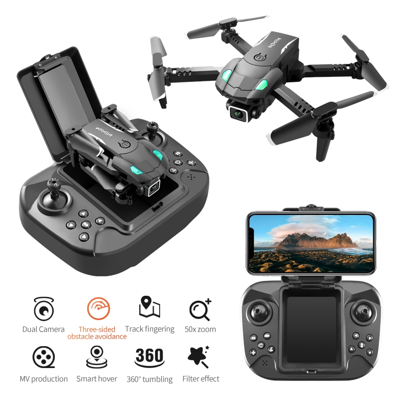 Мини-Drone S128 с 4K HD камера Three-Sided препятствием на пути избежания 5g WiFi GPS Professional складные Quadcopter Drone игрушки