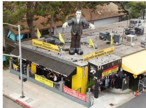 2023 New 20 FT. Giant Inflatable Frankenstein at Morrison Restaurant