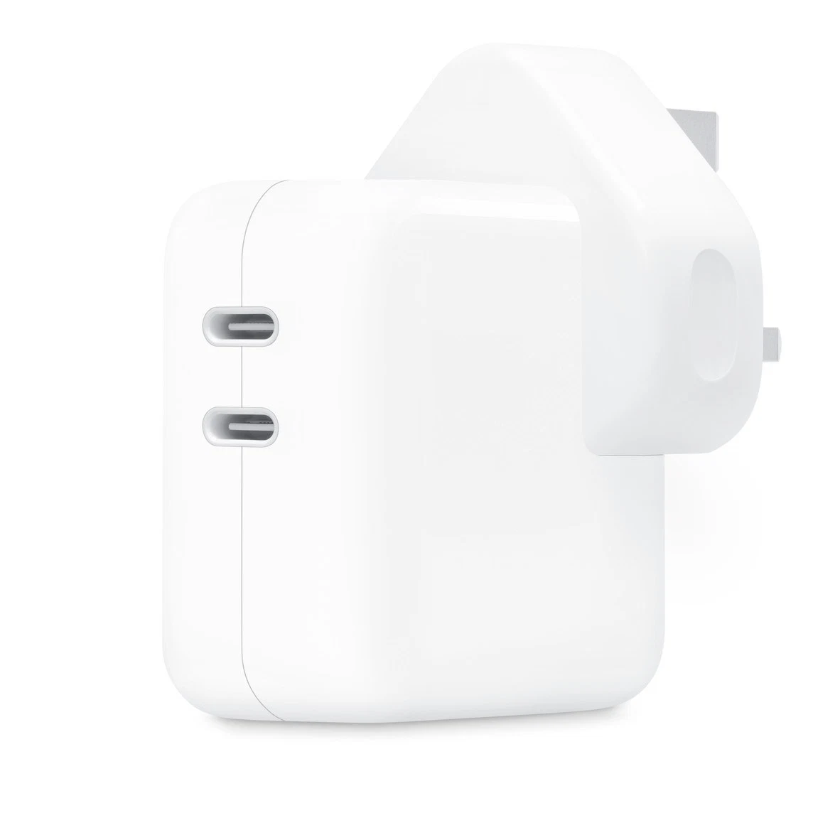 Mobiltelefon Schnellladegerät A2676 UK 3 Pin Stecker Dual USB-C-Port 35W-Netzteil