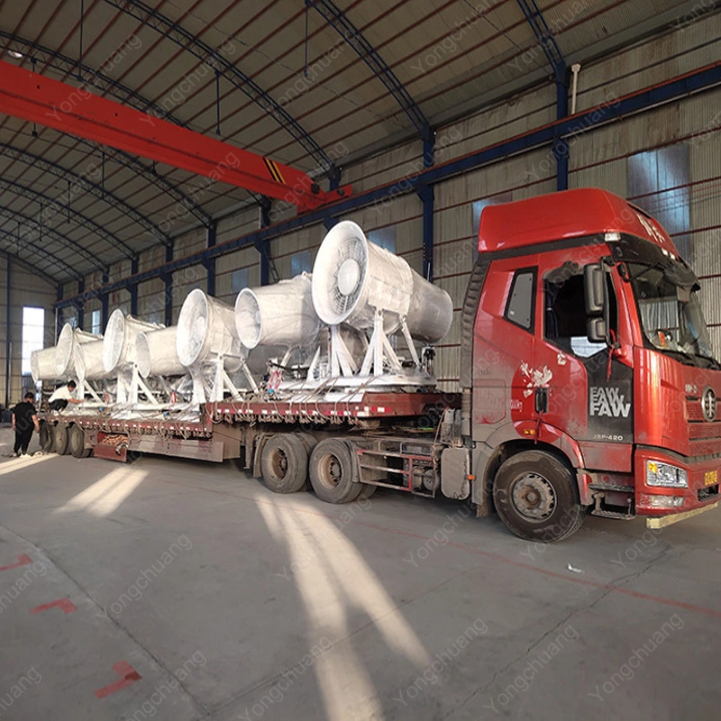 Luzes de nevoeiro do pulverizador de desinfecção industrial em larga escala Cannon Máquina para Ecologização Pomar Urbano terrenos agrícolas