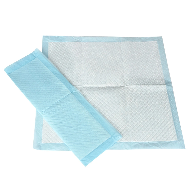 De alta absorción desechables Underpad Pad con relieves de la hoja superior Super Dry Hospital Underpad OEM