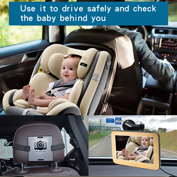 5inch Rearview Backup Car Baby Monitor with Night Vision Car Camera