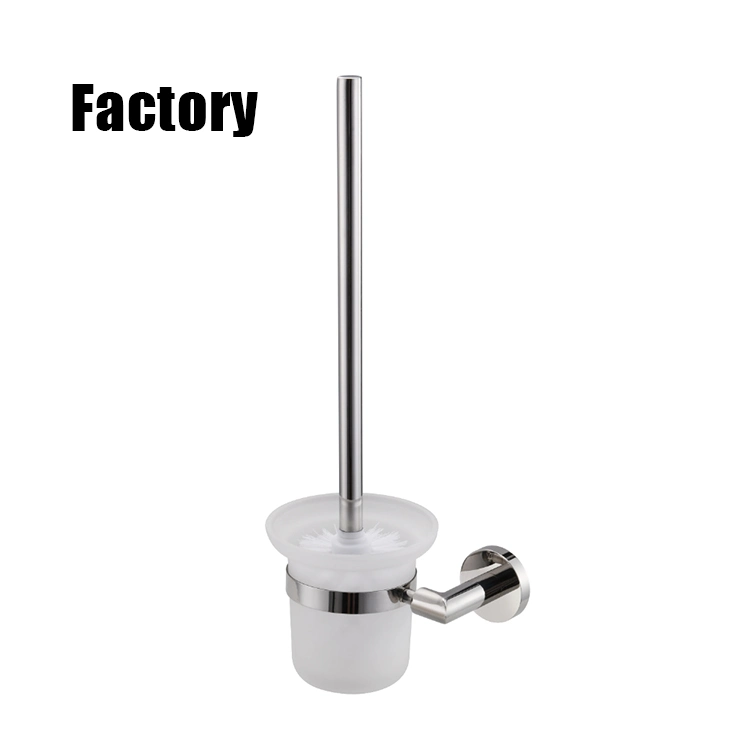 Customized Stainless Steel Toilet Brush Holder Modern Bathroom Accessories OEM