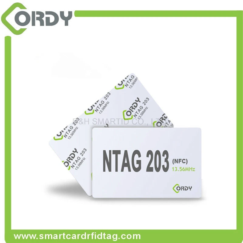 Promotion 13.56MHz PVC RFID MIFARE NTG213 NFC business card