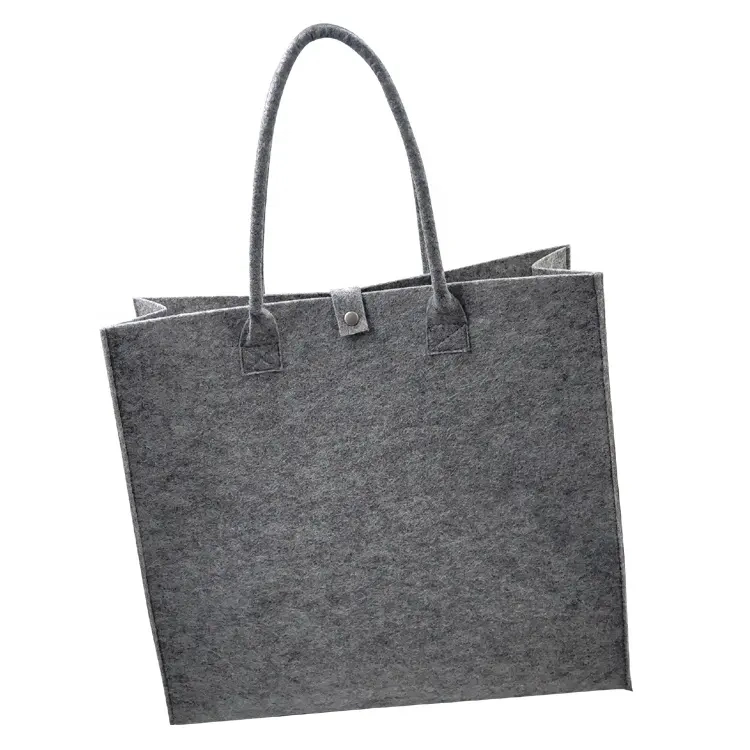 Reusable Custom Logo Good Quality Felt Non Woven Shopper Bag for Shopping