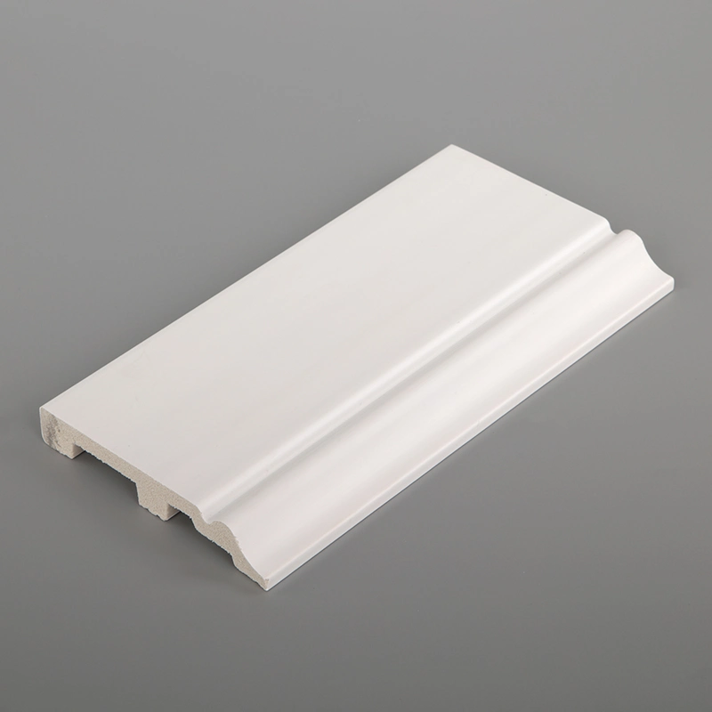 Pure White PS Skirting PVC Corner for House Decoration Floor Skirting