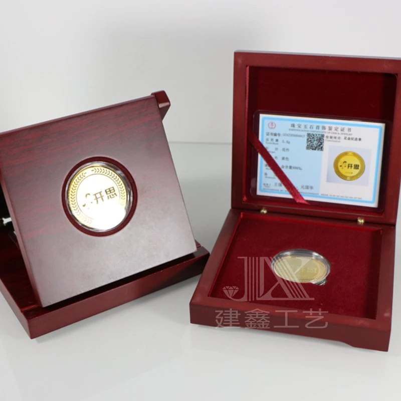 Chinese Factory Custom Wholesale Christmas Celebration Gift 999 Pure Silver Pure Gold High-Grade Commemorative Coins