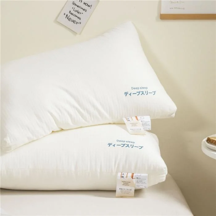 Customerized OEM Pillows Back Sleepers Deep Sleep Cotton Cover