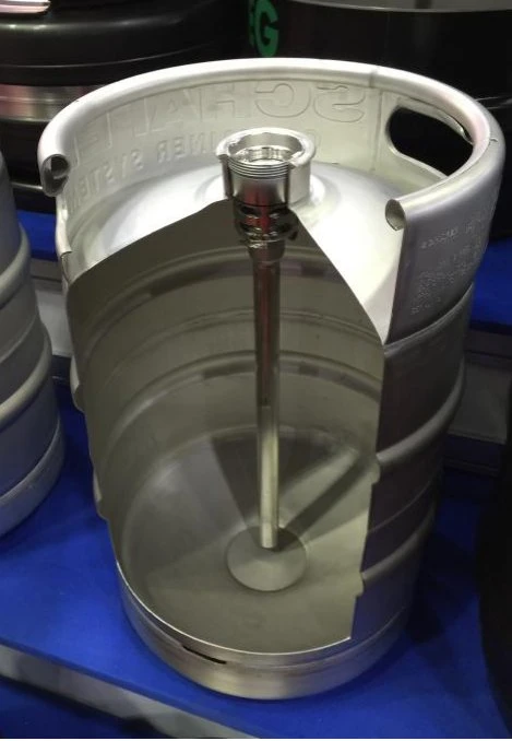 El bbl de acero inoxidable de 1/4 de la cerveza de barril Keg EE.UU.