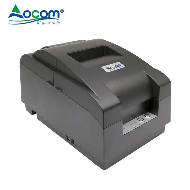 76mm RS232 Auto Cutter Qr Code POS Receipt DOT-Matrix Printer