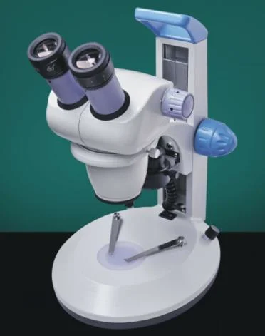 New Design Zoom Stereo Microscope with Handle and LED