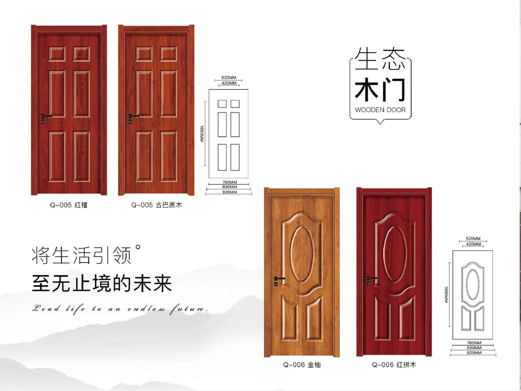 Eco-Friendly WPC Door Skin and Door Sheet