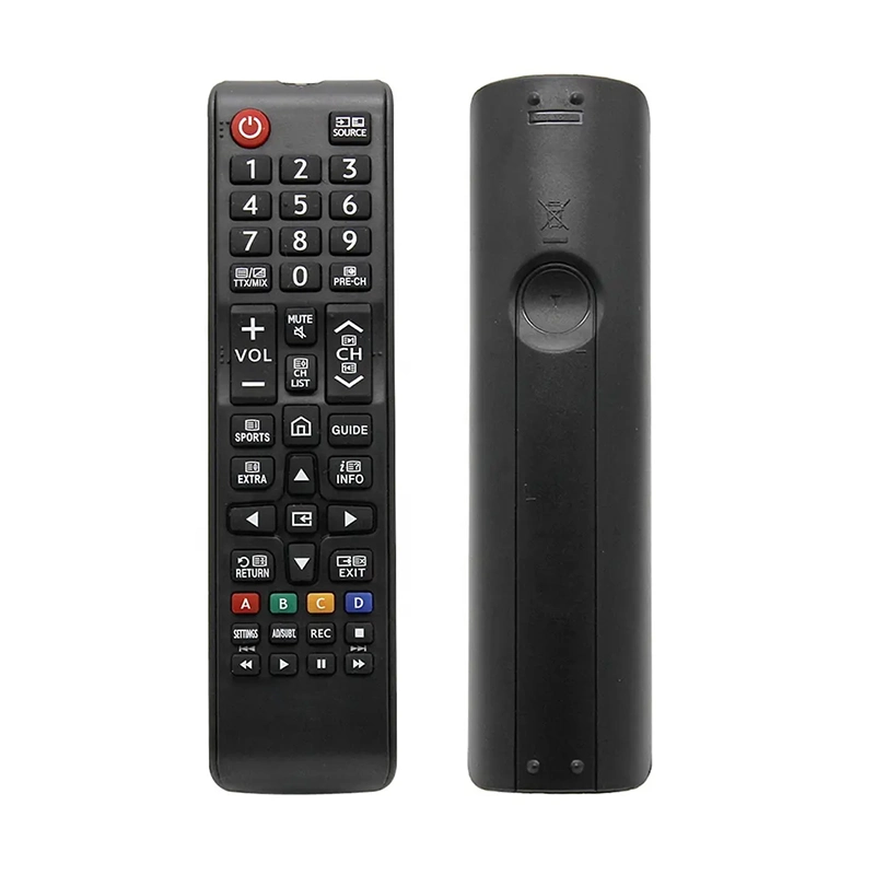 Mando a distancia universal para TV Control de infrarrojos inteligente inalámbrico para Samsung Televisor digital Smart LED HDTV - Kit de accesorios de TV negro