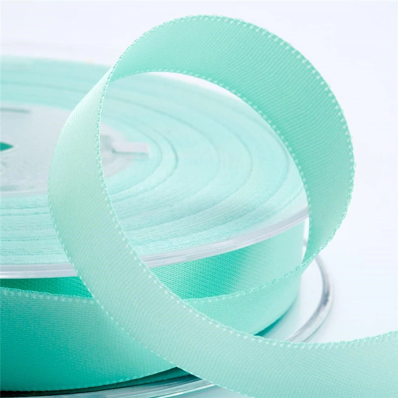 Small Minimum Quality 1 Inches Lemon Satin Ribbon Solid Color Polyester Ribbon Satin Fashion Accessories