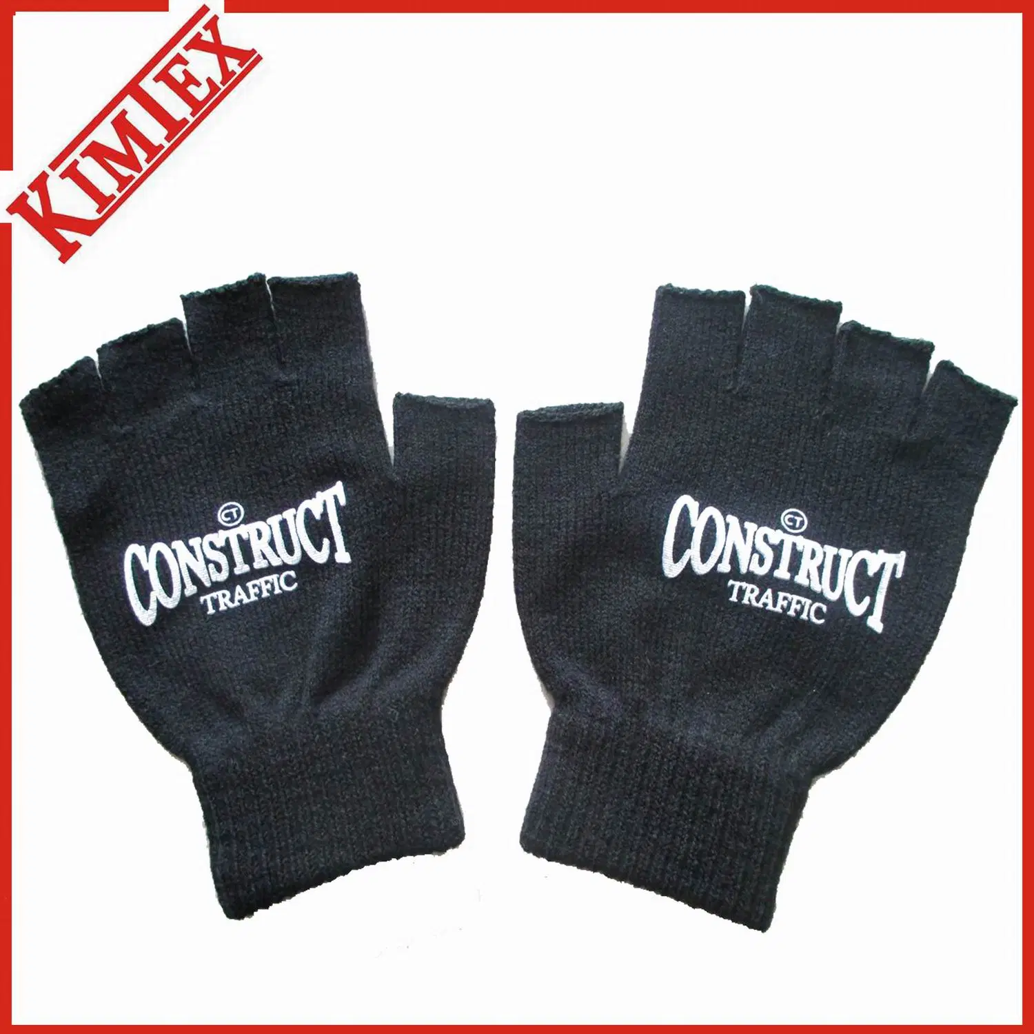 100% Acrylic Customs Magic Knitted Fingerless Glove