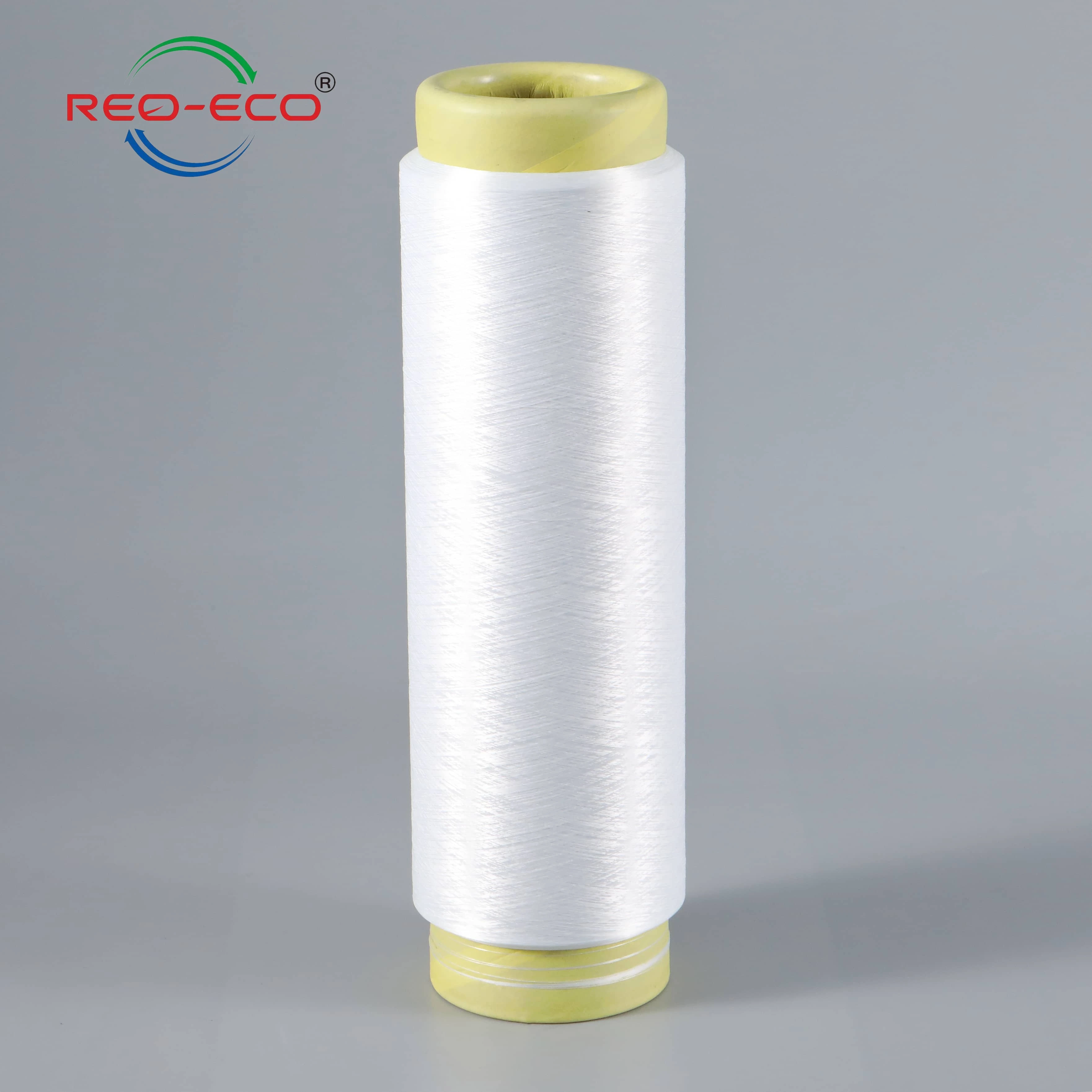 100d/96f White Recycled 100% Polyester POY Knitting Yarn with Grs Certificate