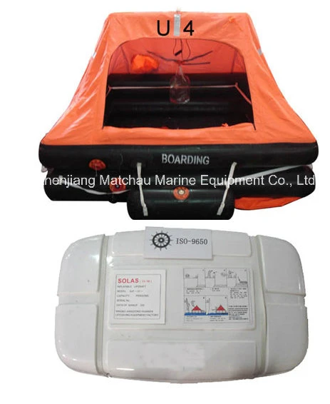 ISO 9650-1 Regulation Throw Over Board Inflatable Life Raft for Yacht