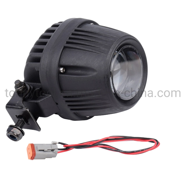 LED flecha concentrada carretilla elevadora Luz de advertencia de seguridad de trabajo azul/roja 10-110V