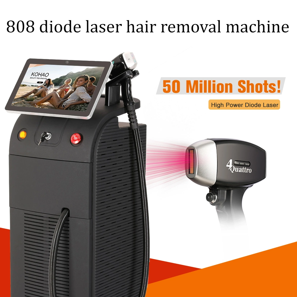 60% Discount! Diode Laser Ice Titanium Platinum/755 1064 808nm Diode laser Hair Removal Salon Beauty Equipment