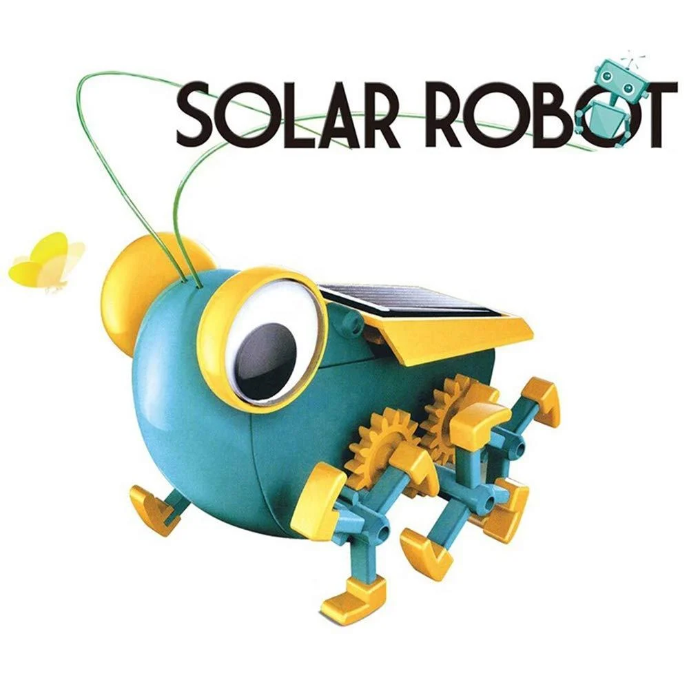 Jstar Wholesale Solar Cricket Toys DIY Assemble Toys Stem DIY Solar Robot for Kids Building Science Experiment Kit Solar Control Machines Educational Toys
