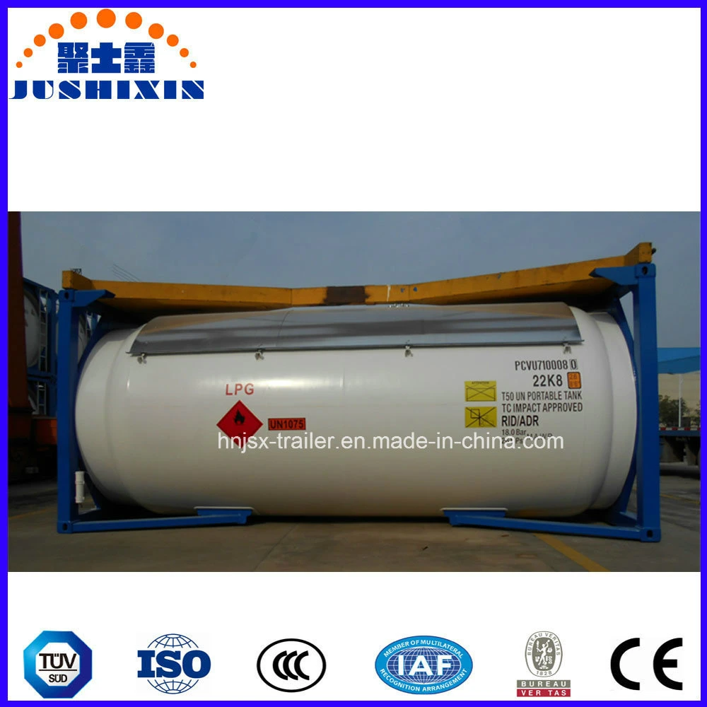 30tons Carbon Steel Material&Low Pressure LPG Gas Tank Container with Csc