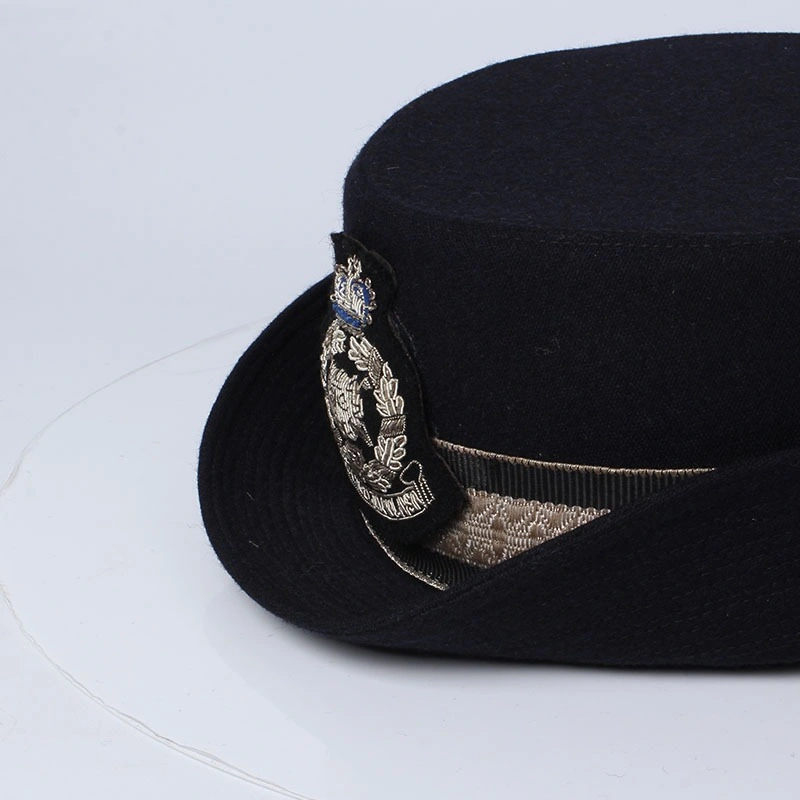 Traffic Polica Hut Navy Farbe Curling Gorros Damen Security Hüte Police Cap Navy Gorra Sailor Caps Pilot für Frauen